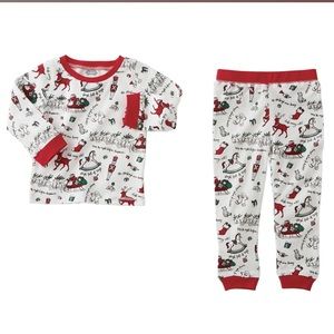 Mud Pie 9-12M Christmas Pajamas